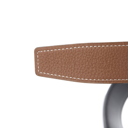 Hermes Box Togo 32mm H Belt 90 Black Gold 4 of 6
