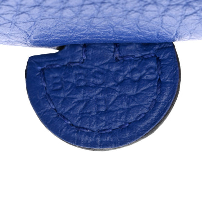 Hermes Taurillon Clemence Evelyne TPM Bleu Royal 7 of 10