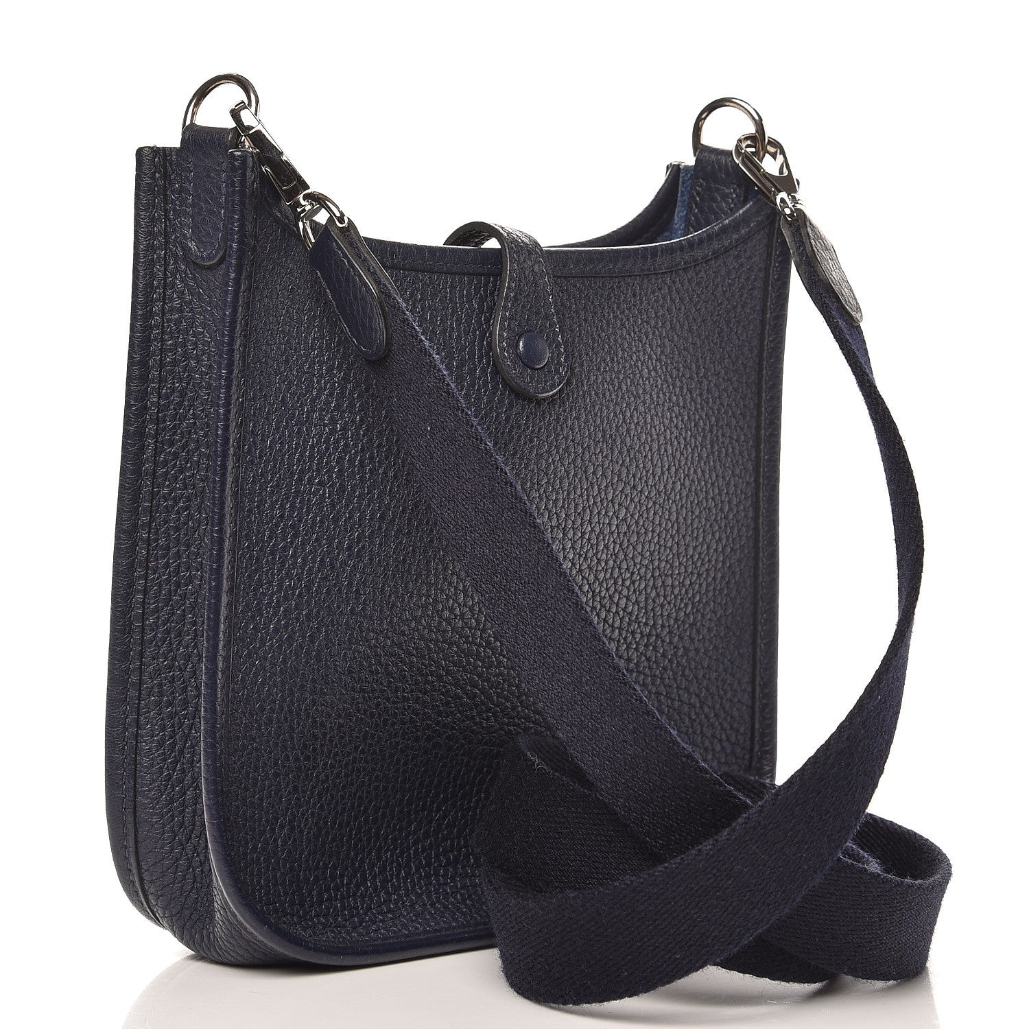 Hermes Taurillon Clemence Amazone Evelyne TPM Bleu Nuit Bleu Indigo 3 of 9