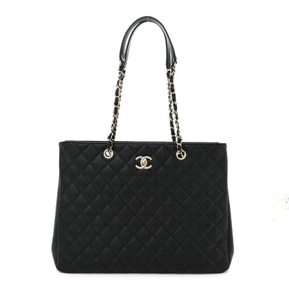 Chanel Caviar Quilted Large Shopping Tote Black 1 of 10
