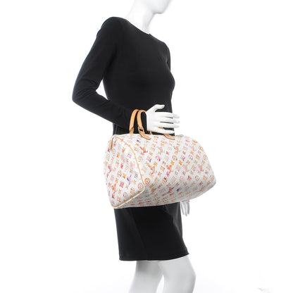 Louis Vuitton Watercolor Aquarelle Speedy 35 White 2 of 7