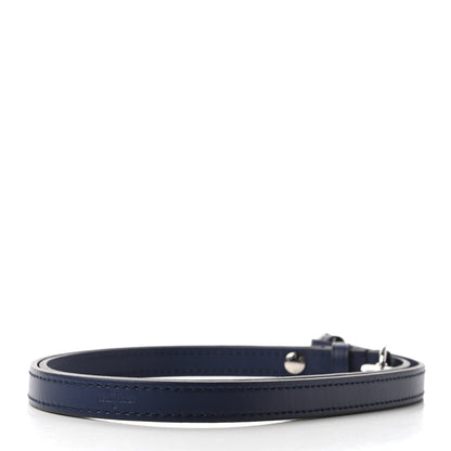 Louis Vuitton Calfskin Neo Noe Shoulder Strap Blue 2 of 4