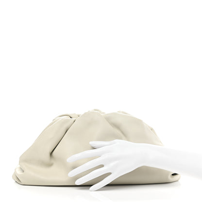 Bottega Veneta Smooth Butter Calf The Pouch Oversized Clutch Mist 2 of 12
