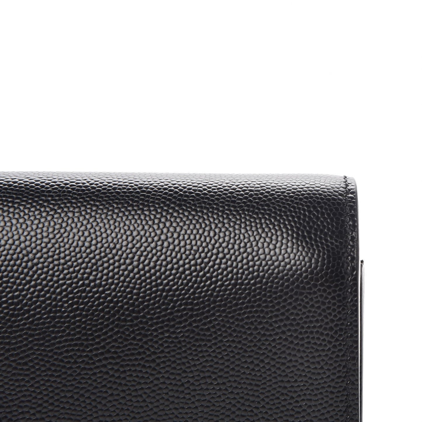 Grain De Poudre Classic Monogram Kate Clutch Black
