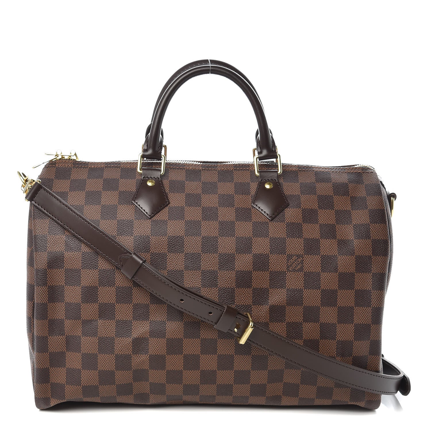 Louis Vuitton Damier Ebene Speedy Bandouliere 35 1 of 10
