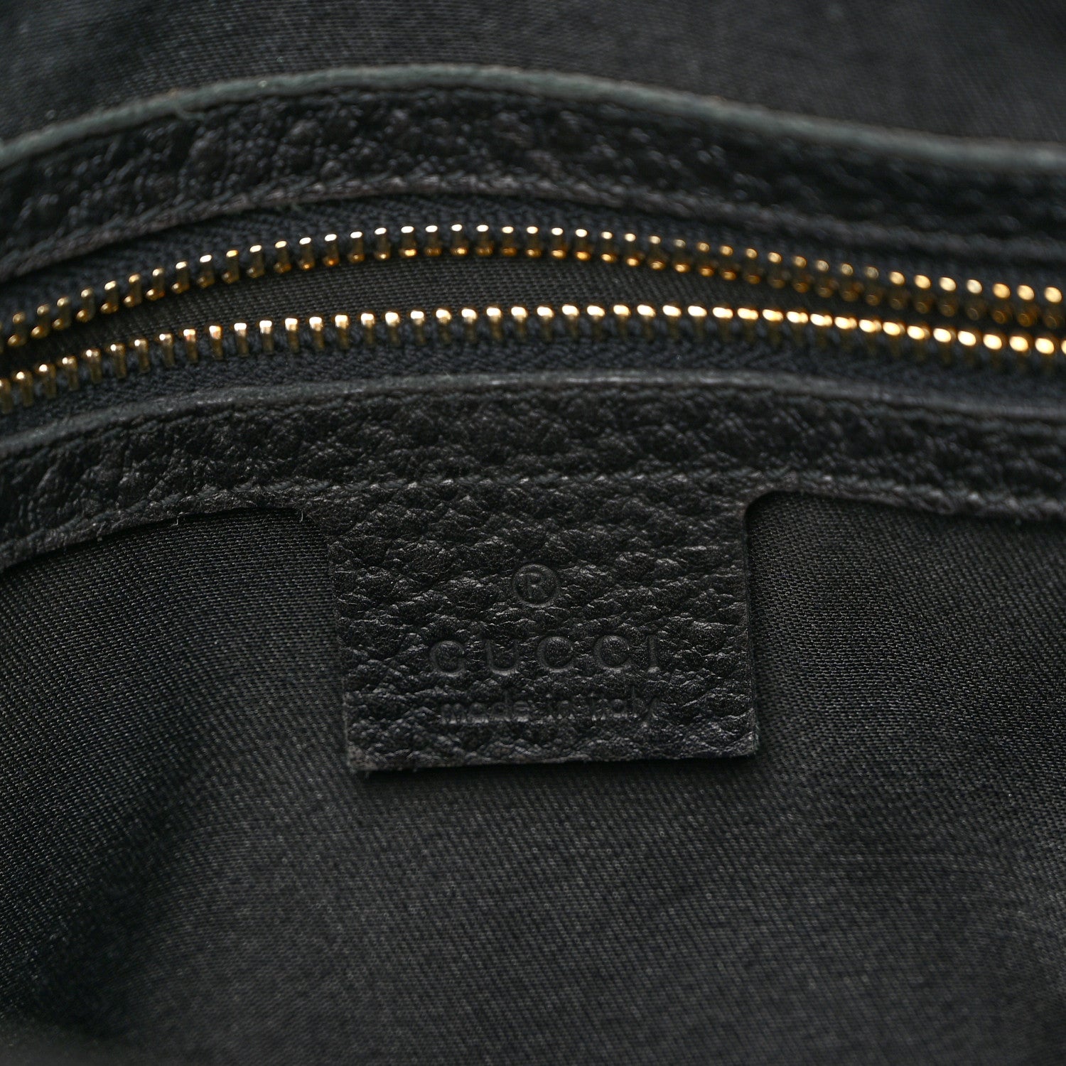 Gucci Calfskin Medium Hasler Tote Black 6 of 10