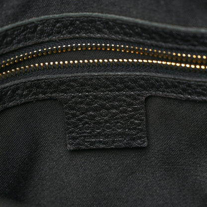 Gucci Calfskin Medium Hasler Tote Black 6 of 10