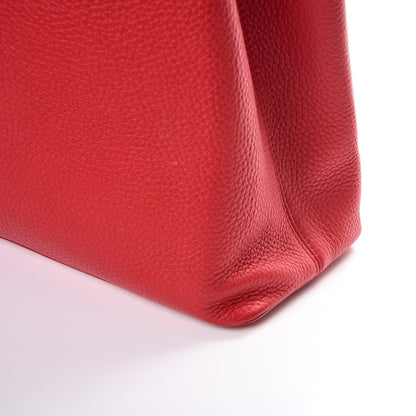 Louis Vuitton Taurillon Python Capucines MM Rubis 12 of 12