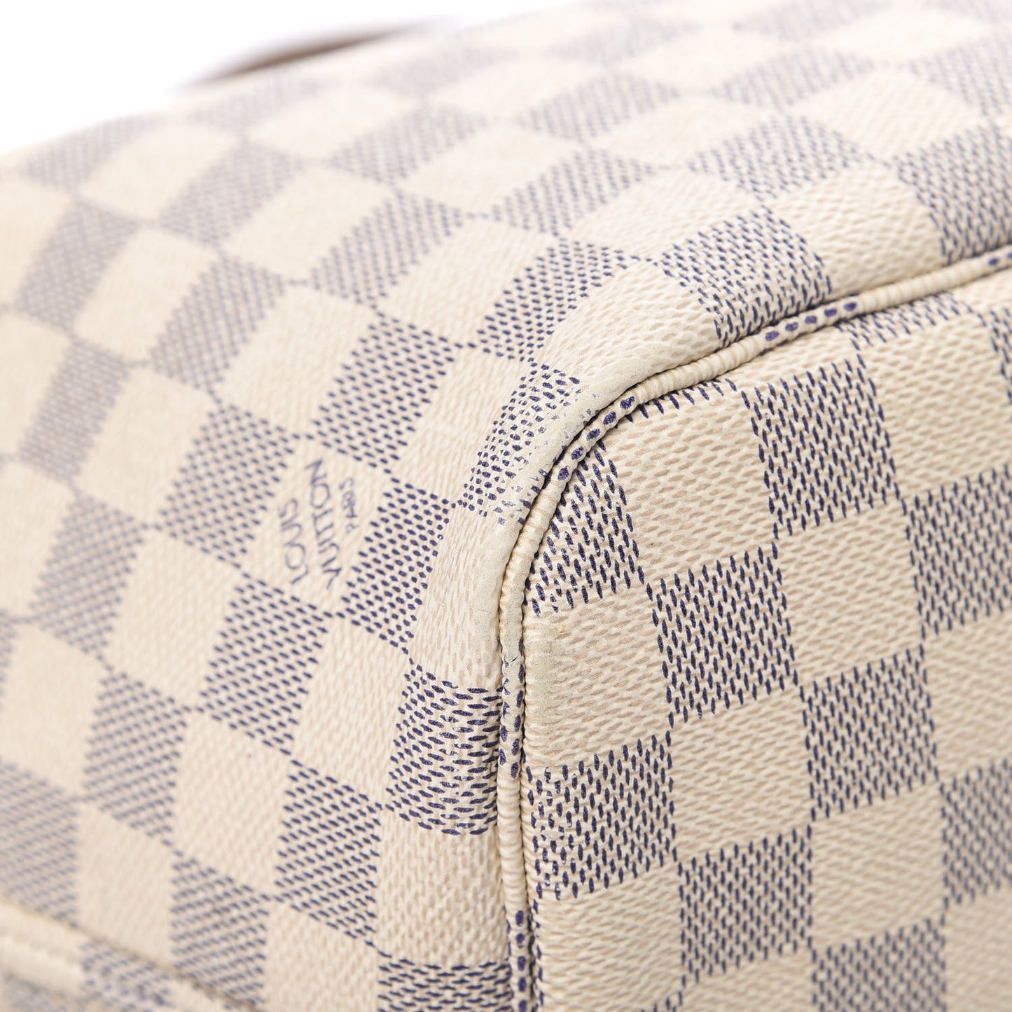 Damier Azur Neo Neverfull MM Rose Ballerine