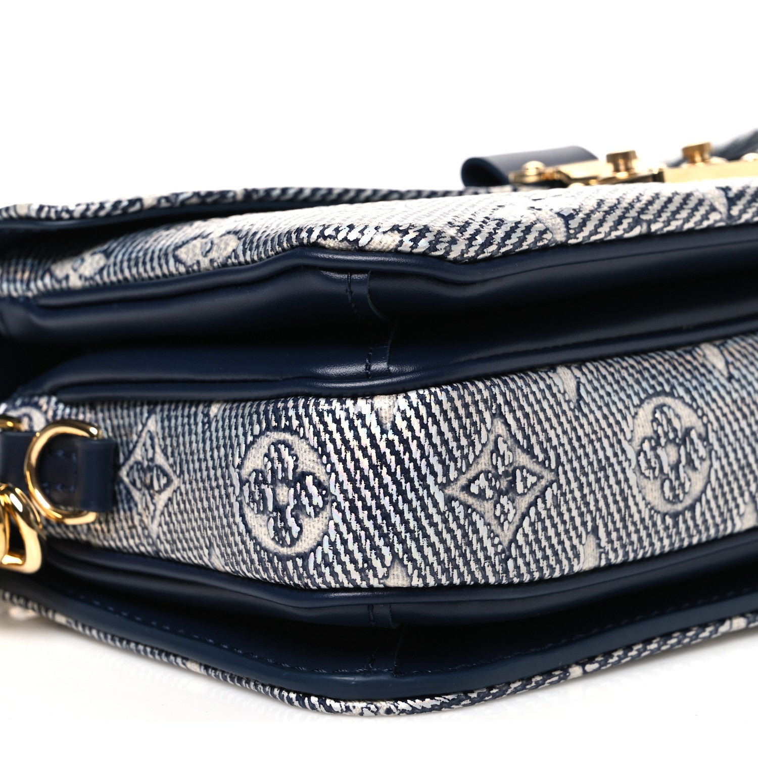 Louis Vuitton Monoglam Pochette Metis East West Blue 8 of 9