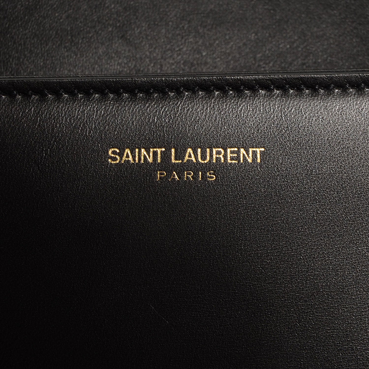 Saint Laurent Smooth Calfskin Classic Small Monogram Universite Bag Black 6 of 8