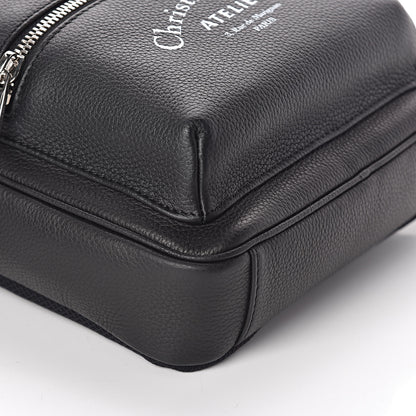 Christian Dior Grained Calfskin Mini Rider Backpack Black 7 of 8