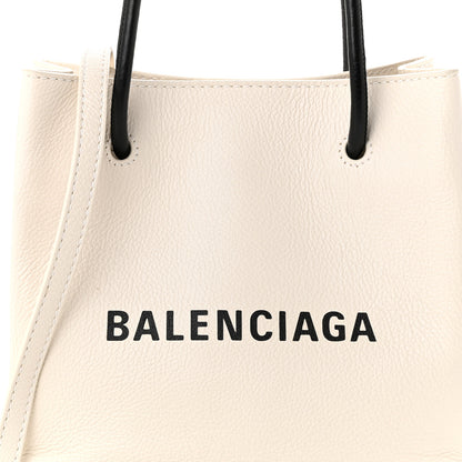 Balenciaga Calfskin Logo XXS Shopping Tote White 8 of 10