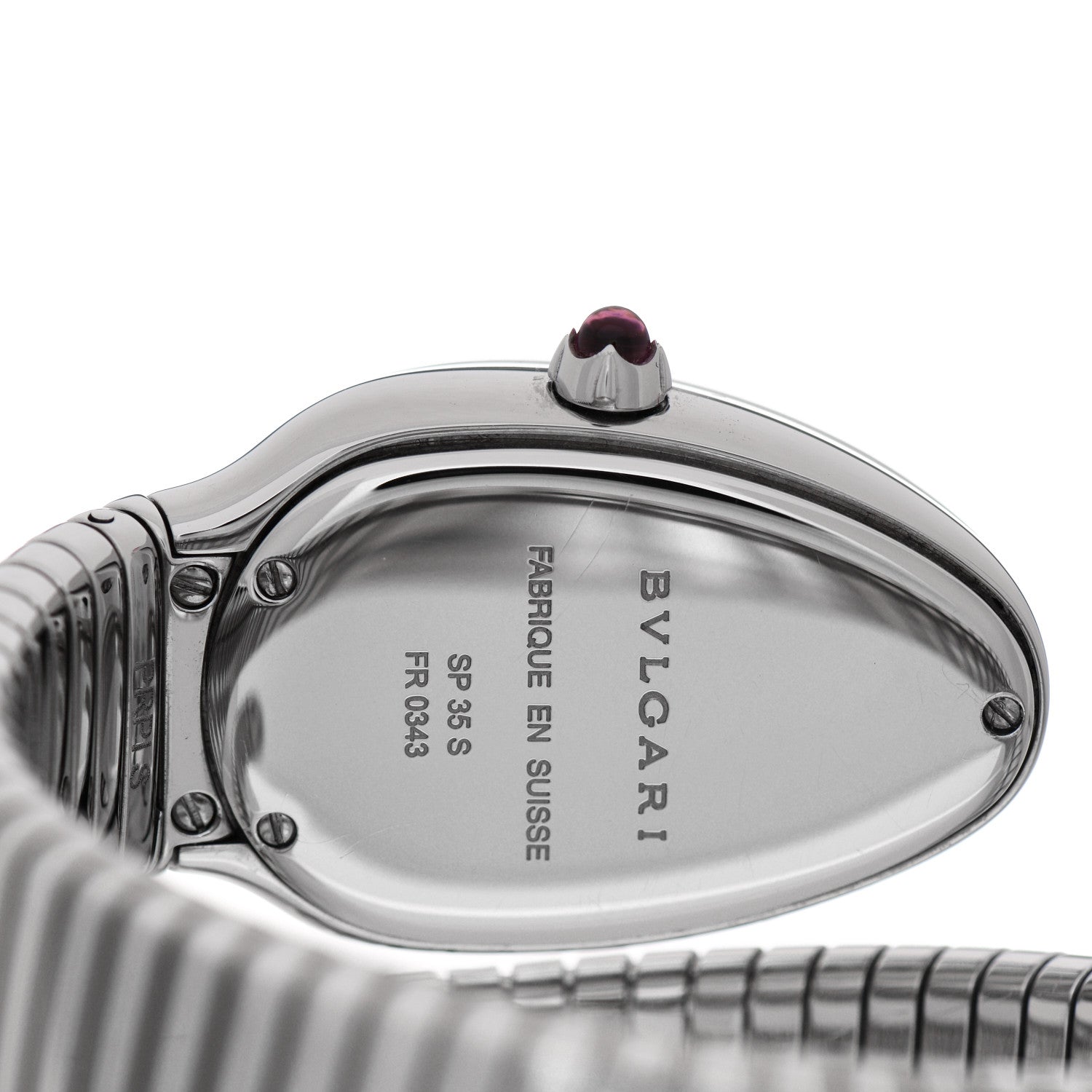 Bulgari Stainless Steel 35mm Serpenti Tubogas Quartz Watch 4 of 5
