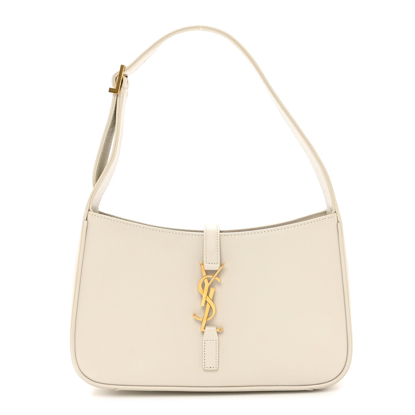 Smooth Calfskin Le 5 A 7 Hobo Blanc Vintage