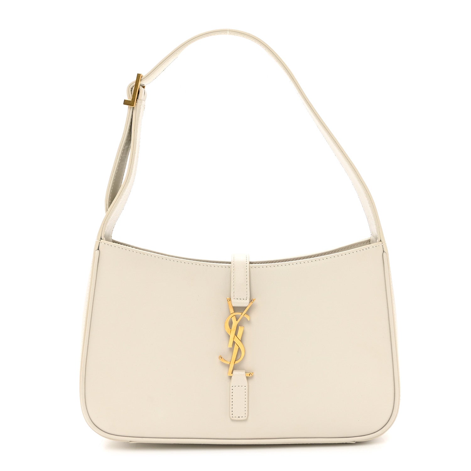 Saint Laurent Smooth Calfskin Le 5 A 7 Hobo Blanc Vintage 1 of 8