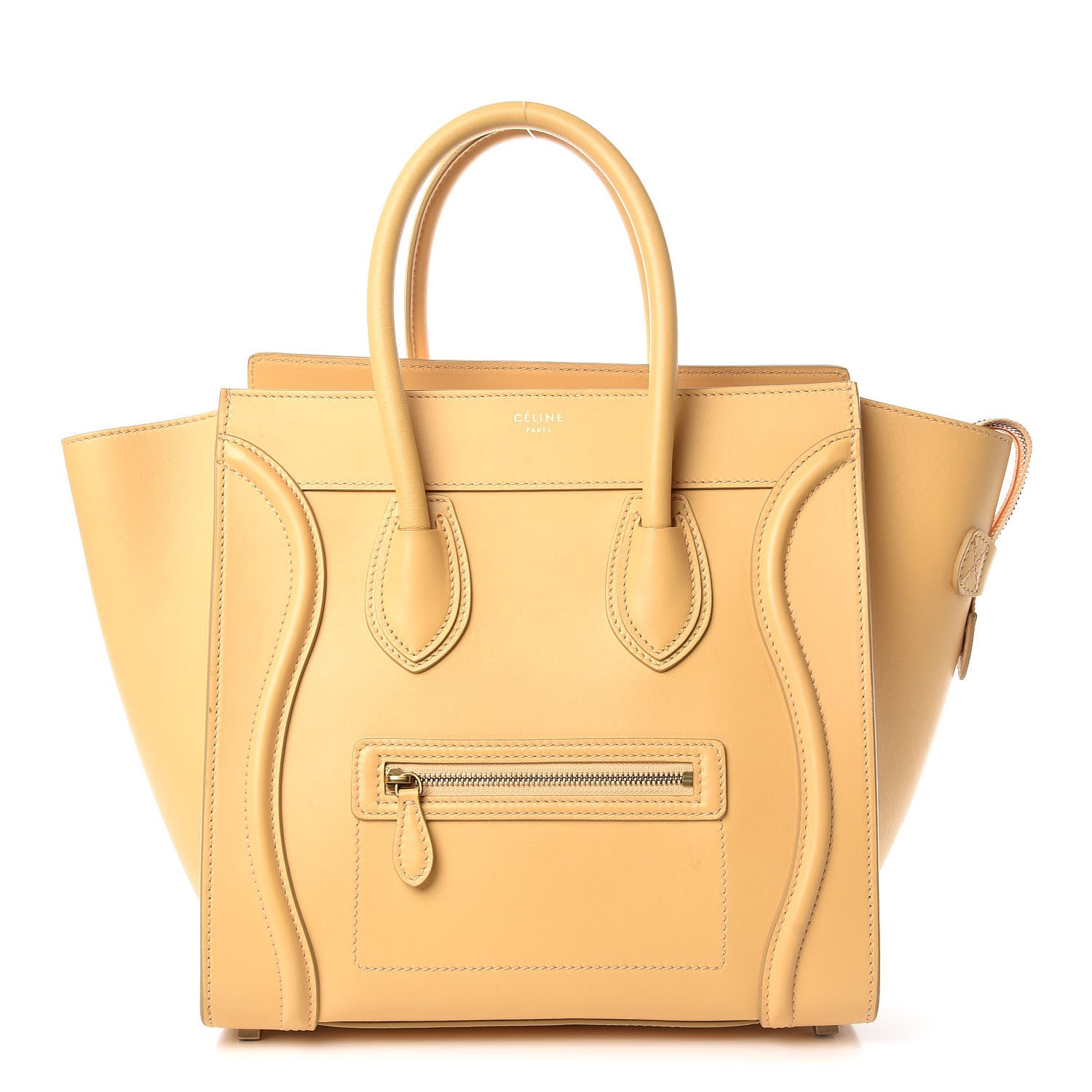 Celine Smooth Calfskin Mini Luggage Butter 1 of 15