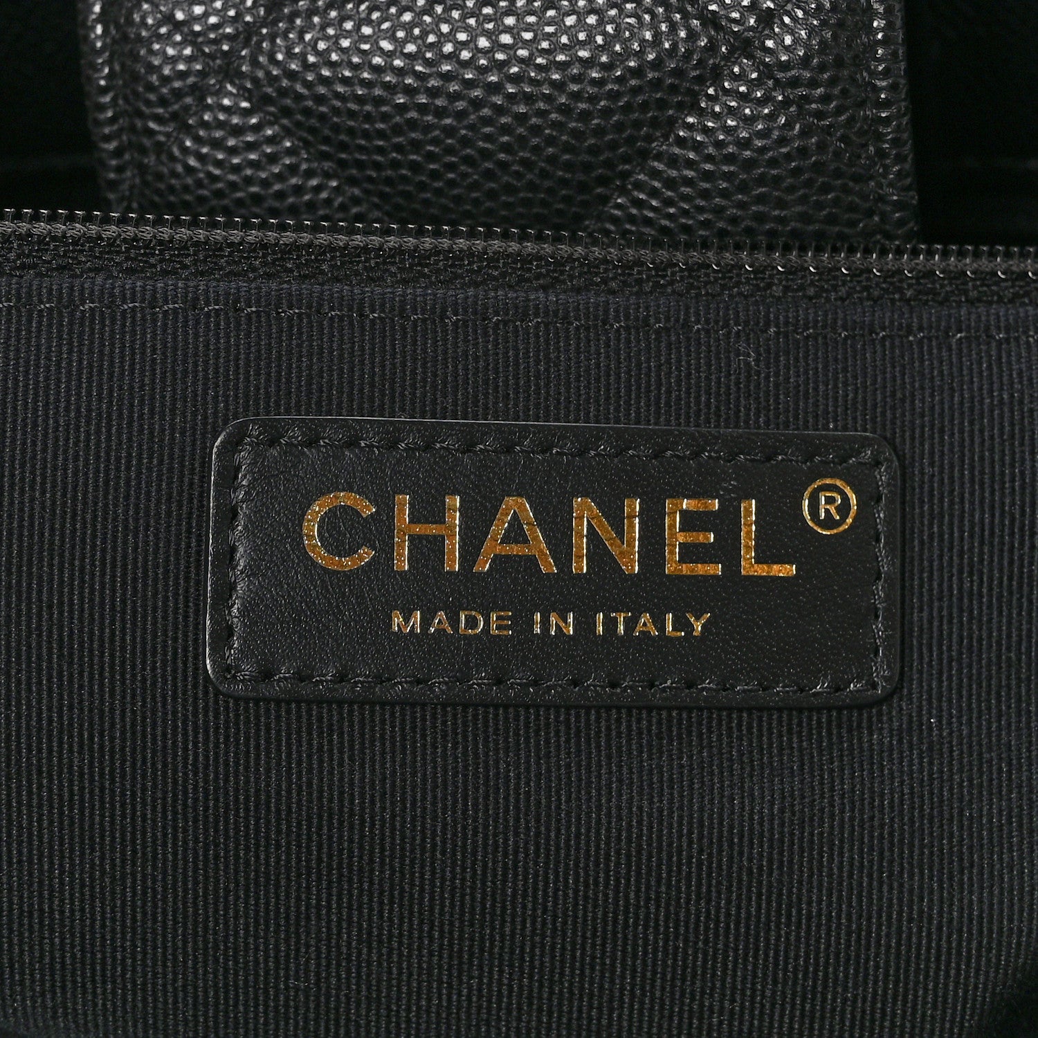 Chanel Caviar Quilted Large Shopping Tote Black 6 of 10
