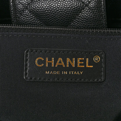 Chanel Caviar Quilted Large Shopping Tote Black 6 of 10