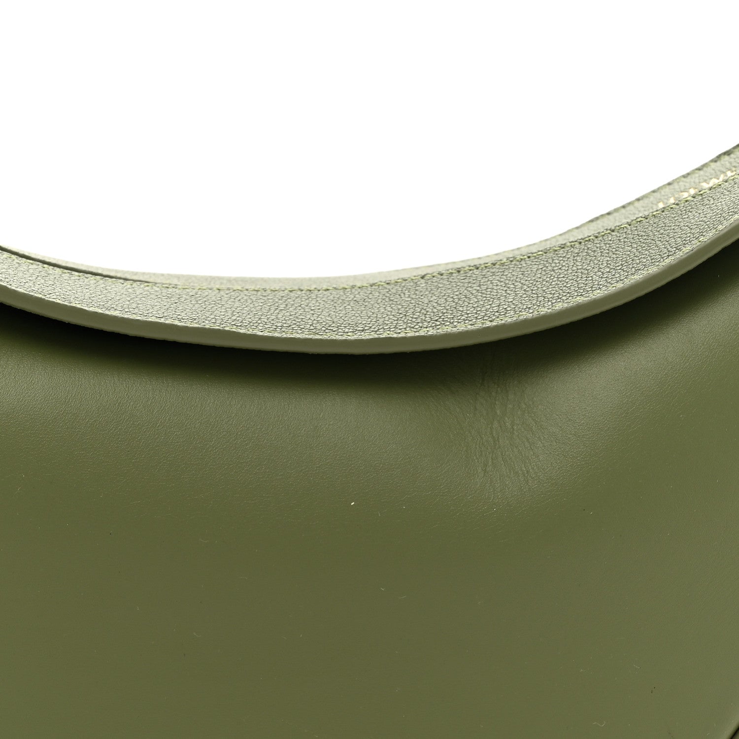 Loewe Satin Calfskin Jacquard Luna Bag Avocado Green 7 of 11