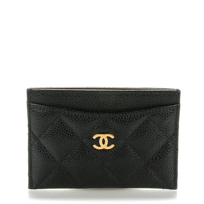 Chanel Caviar Quilted Card Holder Black 1 of 8