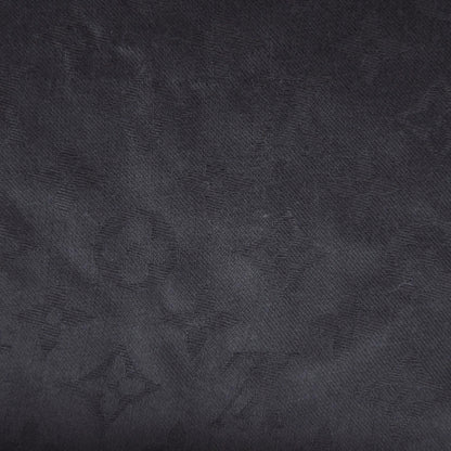 Louis Vuitton Silk Wool Monogram Shawl Black 4 of 5