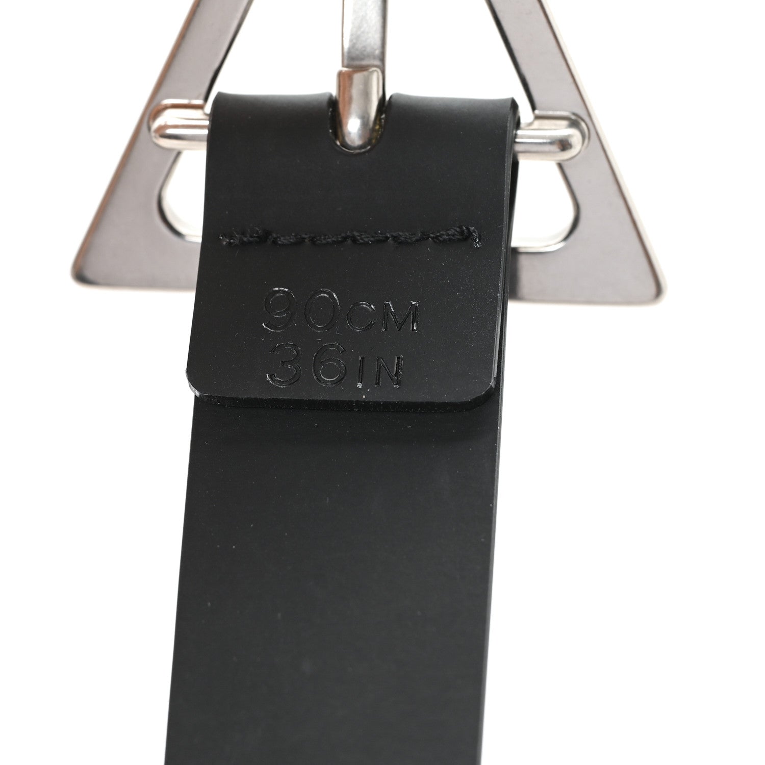 Bottega Veneta Rubber Triangle Belt  90/36 Black 3 of 6