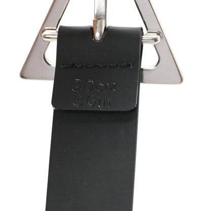 Bottega Veneta Rubber Triangle Belt  90/36 Black 3 of 6