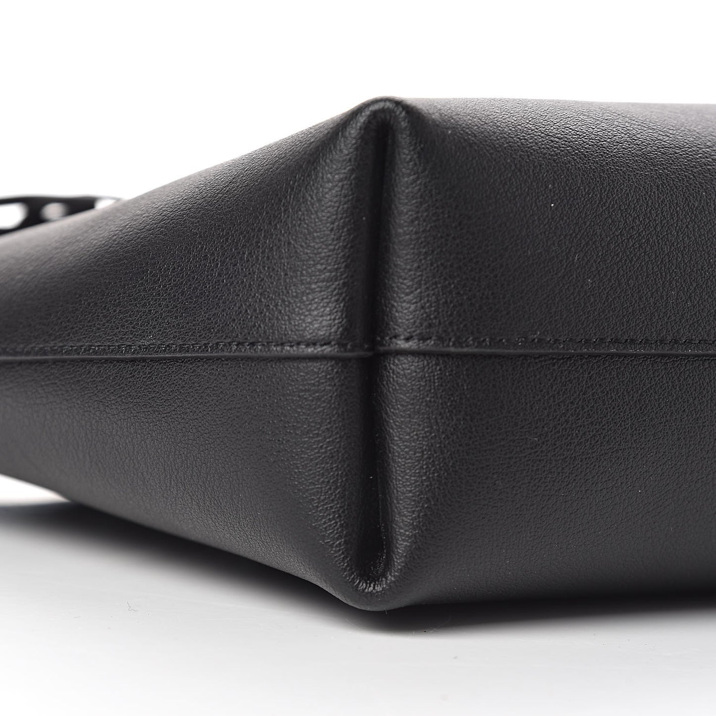 Calfskin Toy Shopping Tote Black