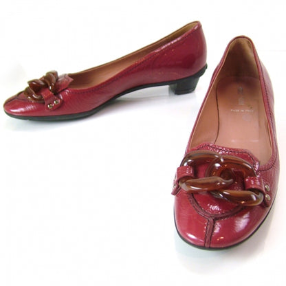 Miu Miu Patent Leather Flats 36 Cranberry 1 of 7