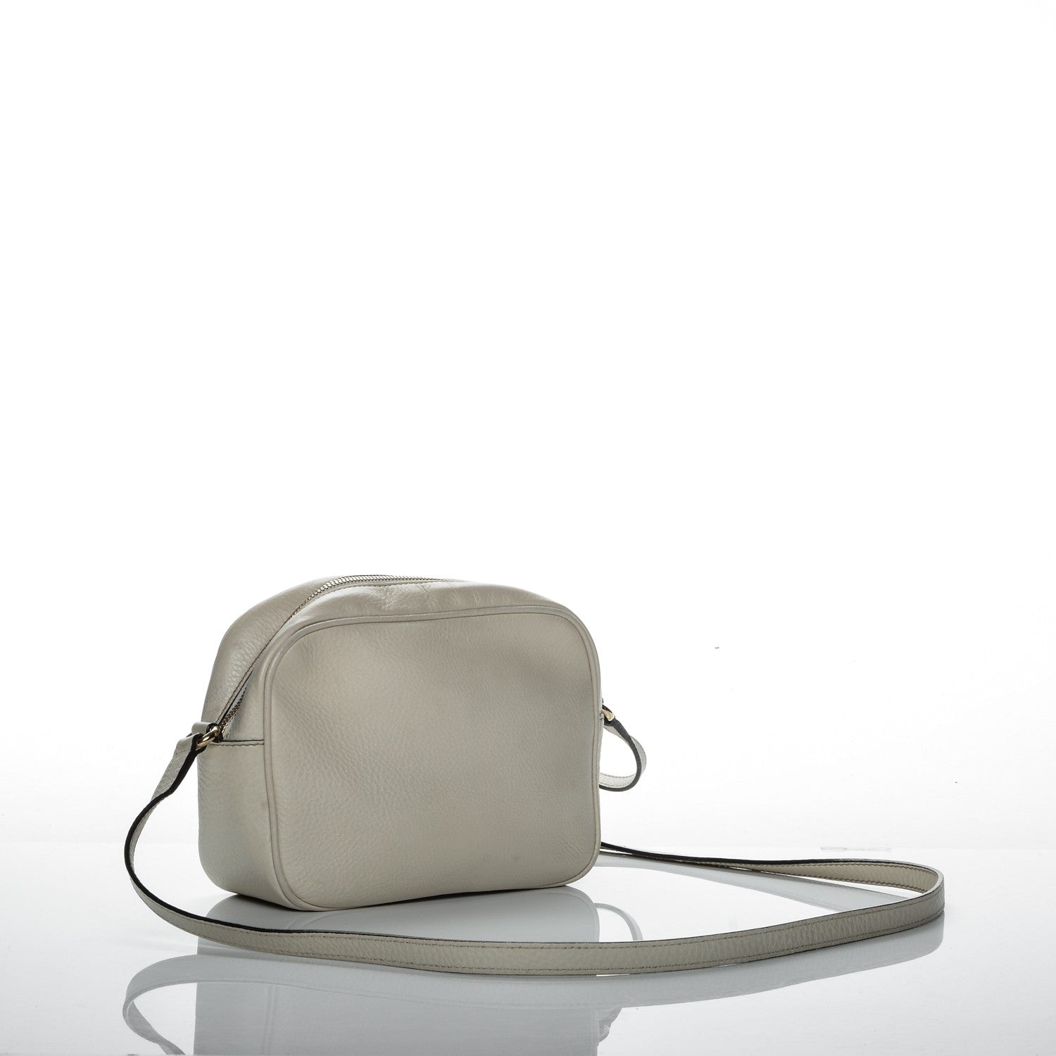 Gucci Pebbled Calfskin Small Soho Disco Bag Off White 3 of 8