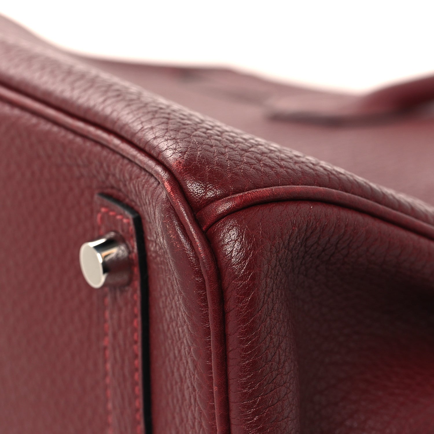 Hermes Fjord BIRKIN 30 Rouge H 12 of 14