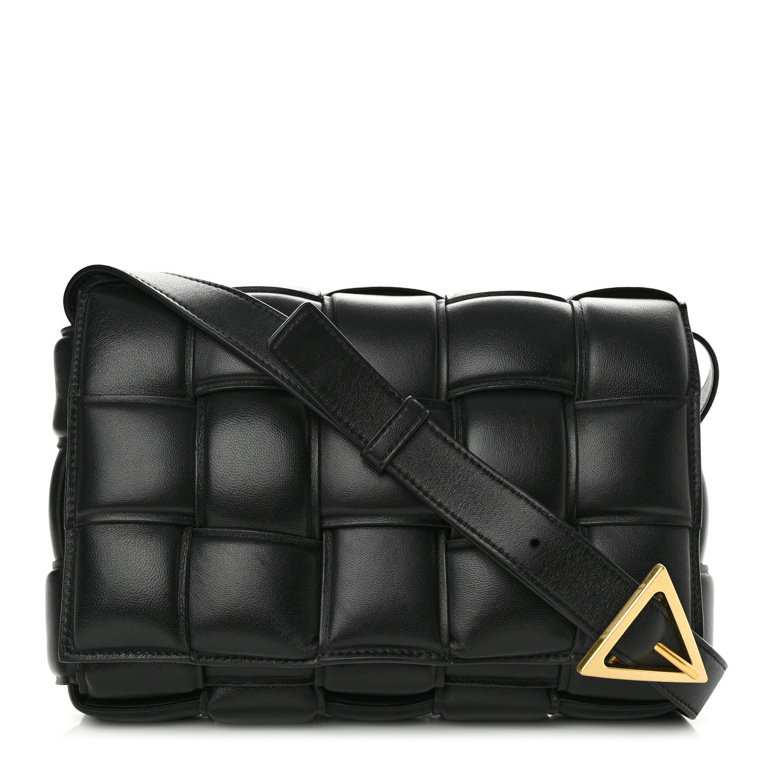 Bottega Veneta Nappa Maxi Intreccio Padded Cassette Crossbody Bag Black 1 of 9