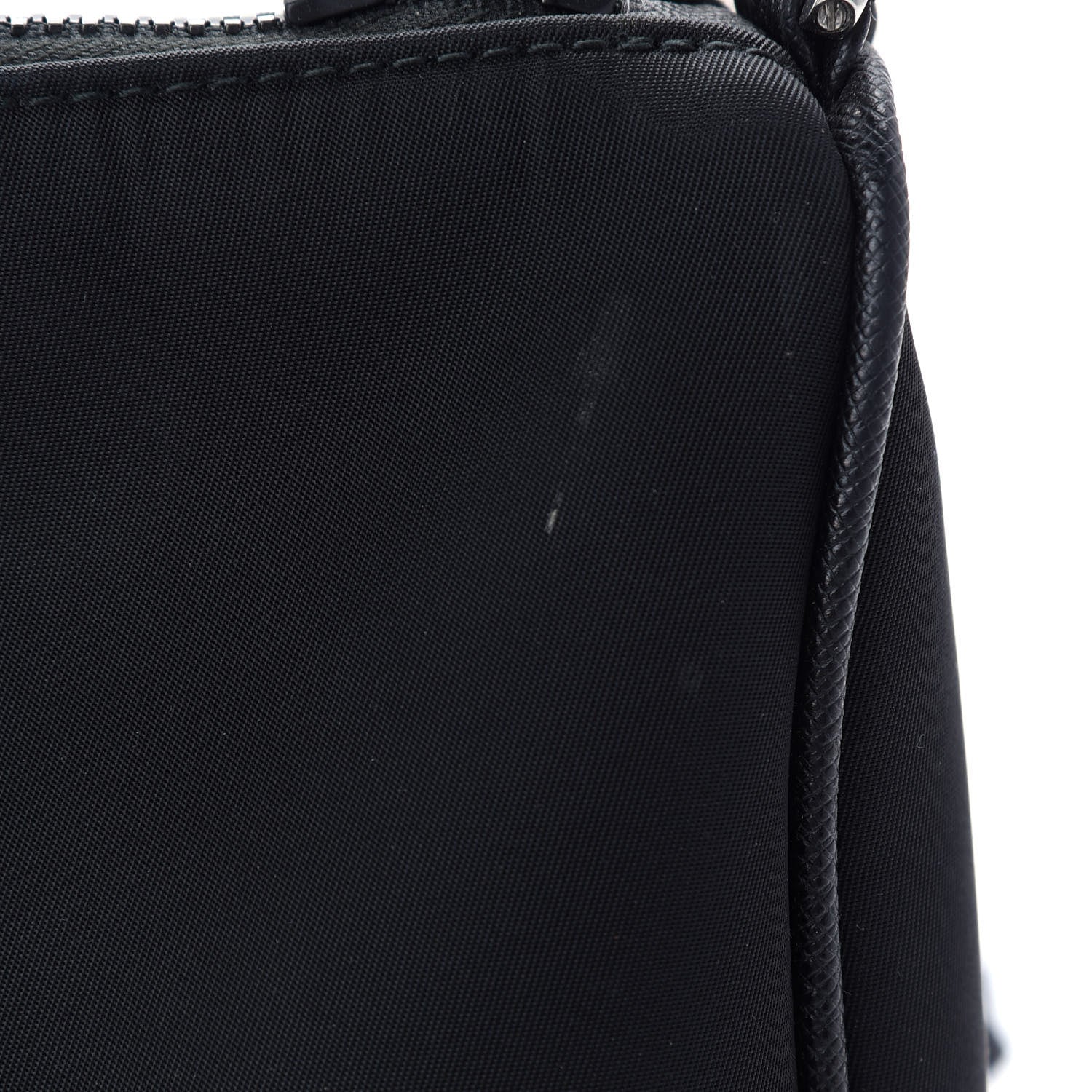 Prada Re-Nylon Saffiano Pocket Zippered Shoulder Bag Black 11 of 11
