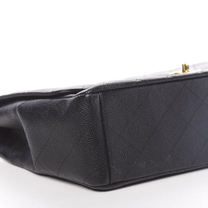 Chanel Caviar Quilted Maxi Double Flap Black 8 of 12