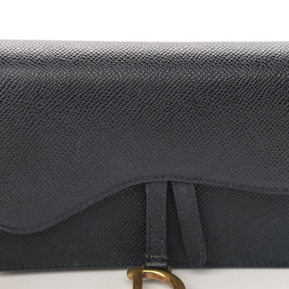 Christian Dior Grained Calfskin Saddle Belt Bag Black 12 of 13