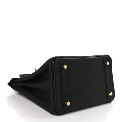 Hermes Togo Birkin 25 Black 4 of 10