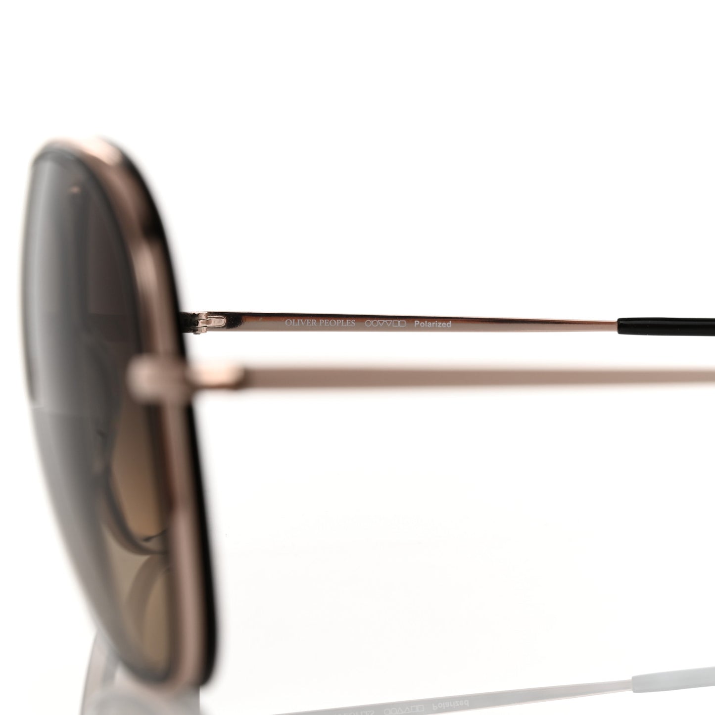 Emely Round Sunglasses Black Gold