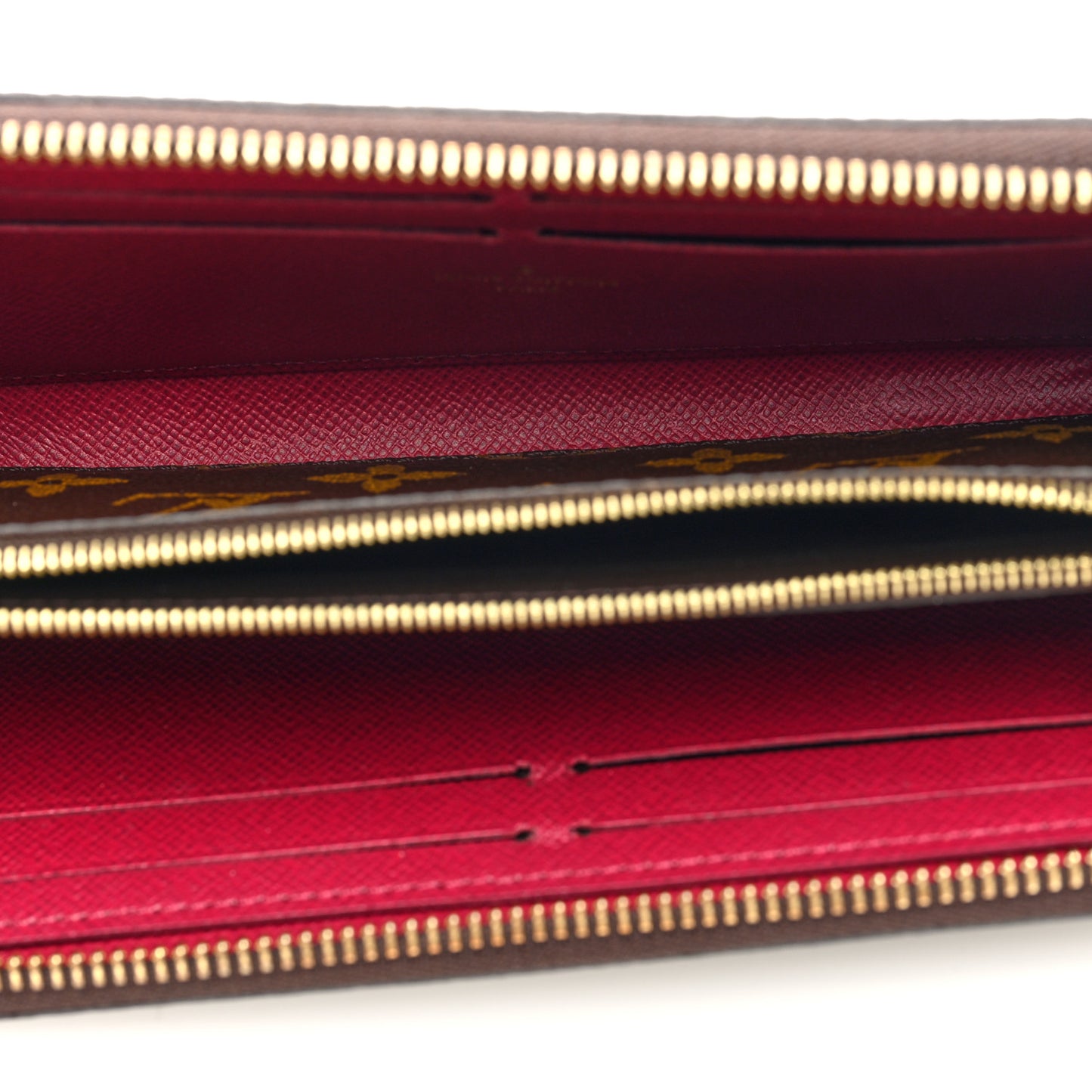 Monogram Clemence Wallet Fuchsia