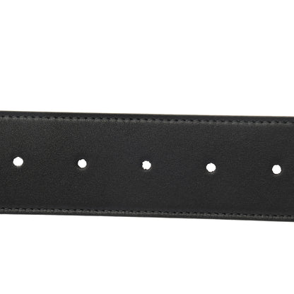 Gucci Moon Calfskin Pearl Double G 40mm Belt 85 34 Black Cream 4 of 5