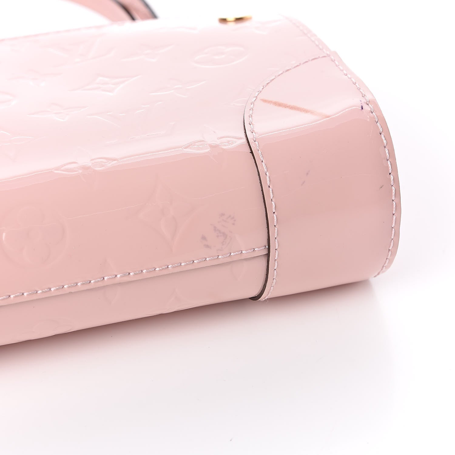 Louis Vuitton Vernis Santa Monica Clutch Rose Ballerine 8 of 10