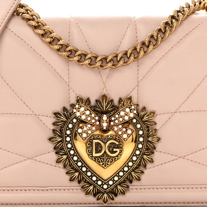Dolce & Gabbana Calfskin Medium Devotion Crossbody Bag Cipria 7 of 9