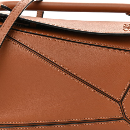 Loewe Calfskin Mini Puzzle Bag Tan 7 of 9
