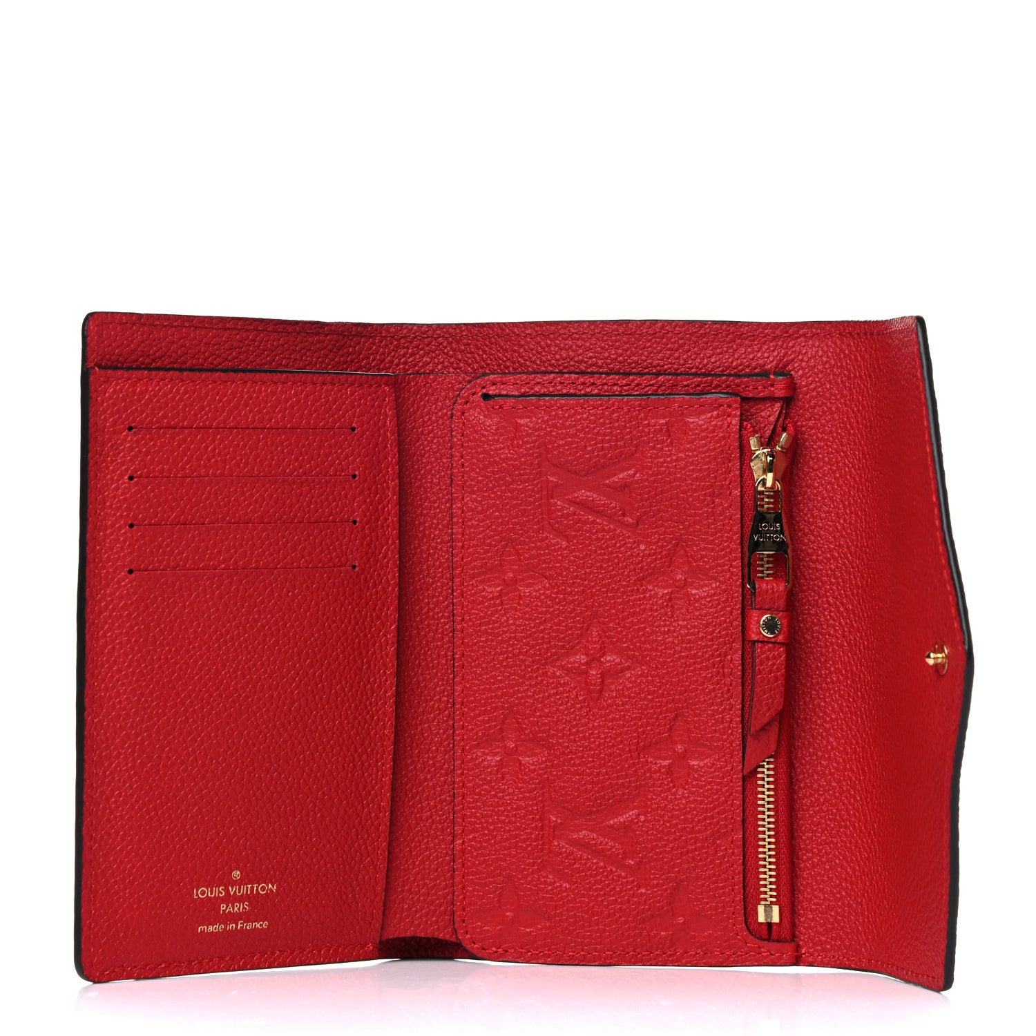 Louis Vuitton Empreinte Compact Curieuse Wallet Cherry 5 of 10