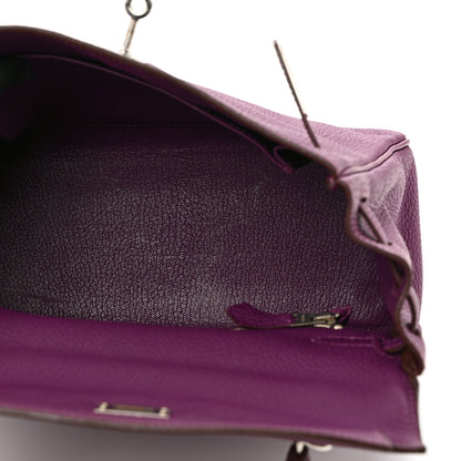 Hermes Togo Kelly Retourne 25 Anemone 5 of 19