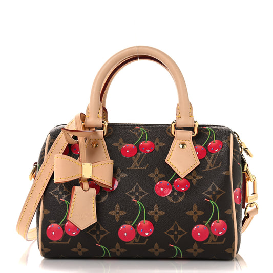LV X TM Monogram Cerises Speedy Bandouliere 20