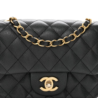 Chanel Caviar Quilted Mini Square Flap Black 5 of 10