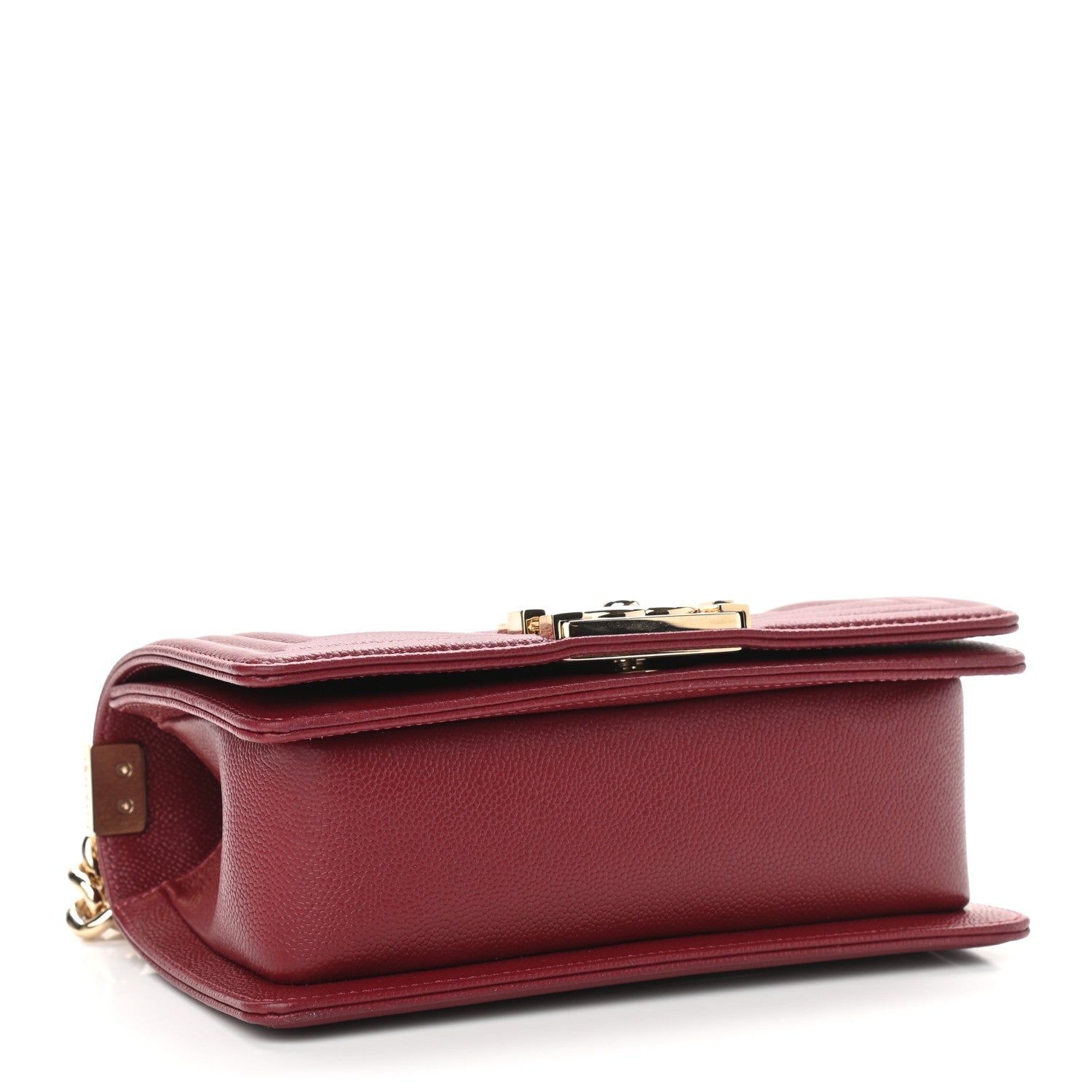 Chanel Caviar Quilted Small Boy Flap Burgundy 4 of 10