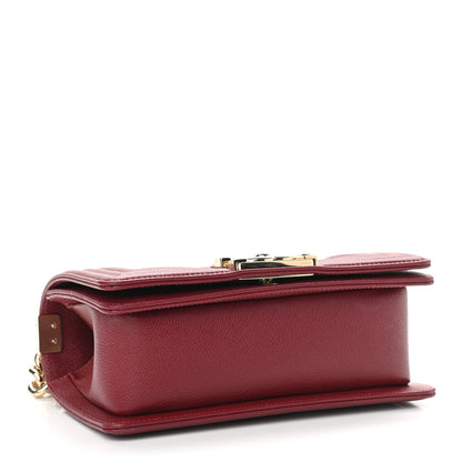 Chanel Caviar Quilted Small Boy Flap Burgundy 4 of 10