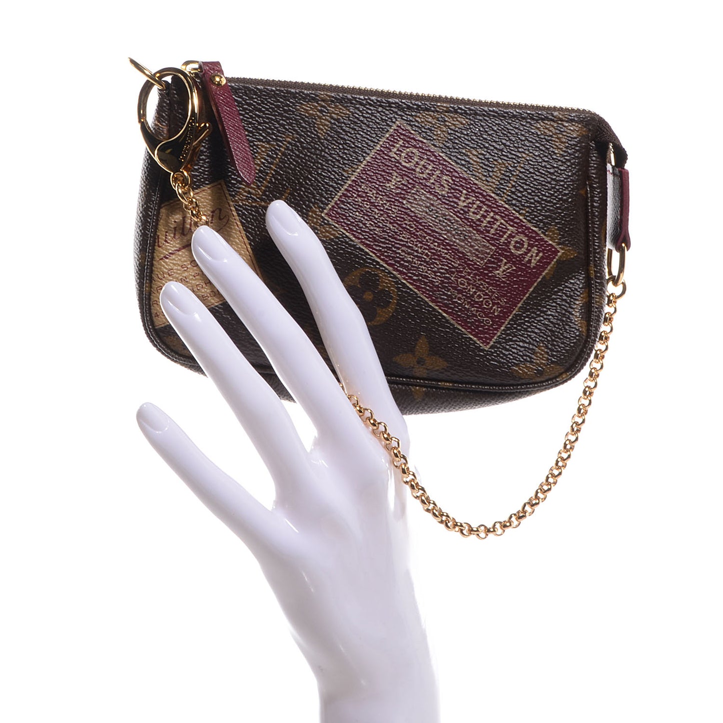 Monogram Stamp Mini Pochette Accessories